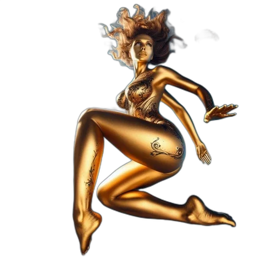 jewelry, dress, concept art, 3d render transparent PNG cut-out