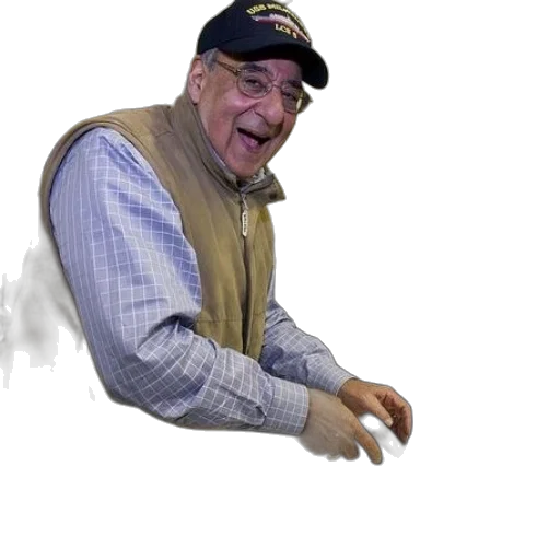 jacket, staff, hat, creature transparent PNG cut-out