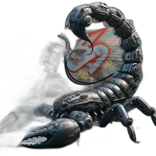 creature, dragon, robot, weapon transparent PNG cut-out