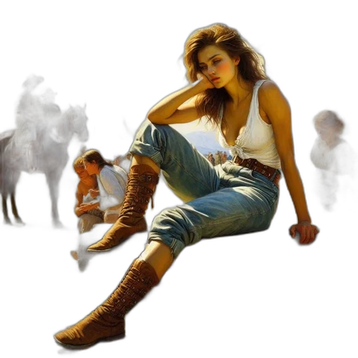 concept art, photorealistic, fantasy art, pixel art transparent PNG cut-out