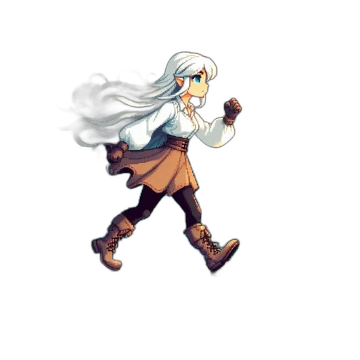 staff, dragon, pixel art, fantasy art transparent PNG cut-out