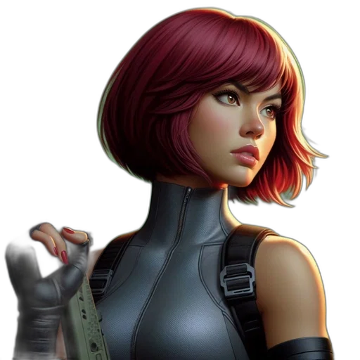 robot, concept art, comic book art, cyberpunk transparent PNG cut-out