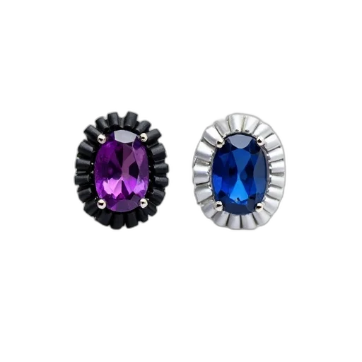 jewelry, crown, black, earring transparent PNG cut-out