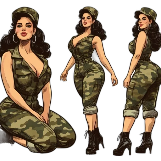 dress, concept art, comic book art, cartoon transparent PNG cut-out