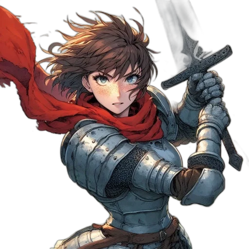 sword, weapon, comic book art, fantasy art transparent PNG cut-out