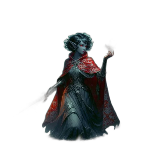 dress, staff, concept art, fantasy art transparent PNG cut-out