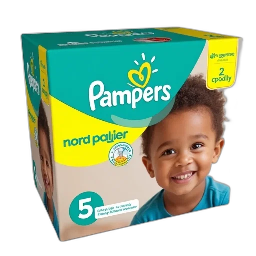 box, pampers, diapers, child transparent PNG cut-out