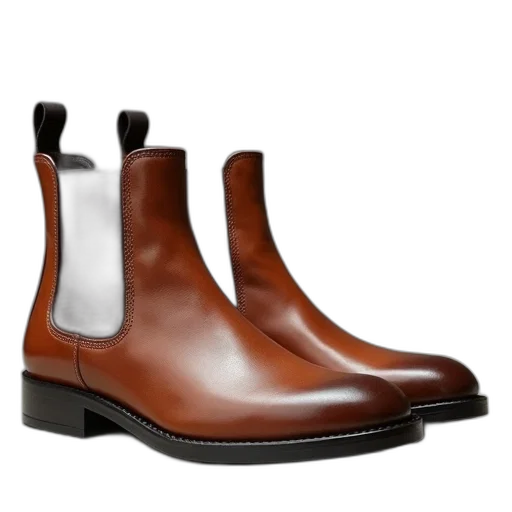 shoes, photorealistic, 3d render, leather transparent PNG cut-out