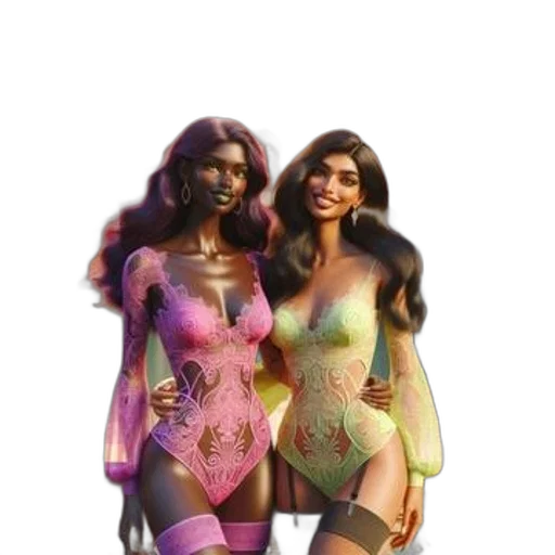 dress, concept art, fantasy art, 3d render transparent PNG cut-out