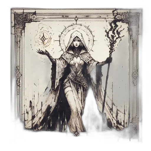 sword, creature, mask, crown transparent PNG cut-out