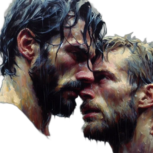 oil painting, photorealistic, concept art, comic book art transparent PNG cut-out