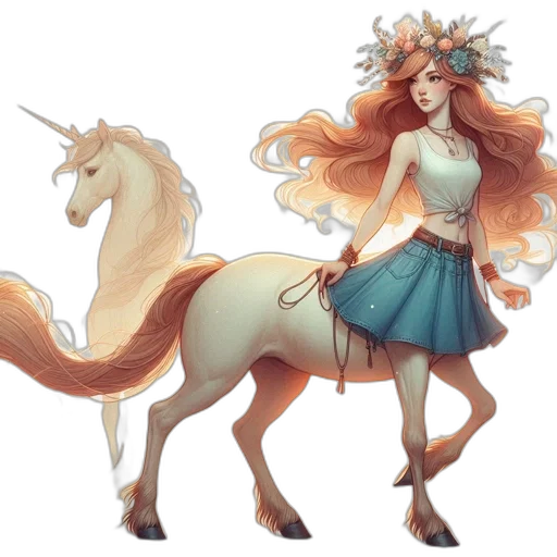 fantasy art, concept art, watercolor, pixel art transparent PNG cut-out