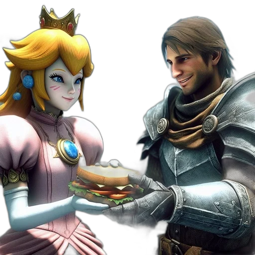 food, sword, crown, weapon transparent PNG cut-out