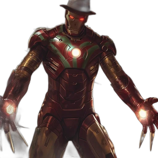 robot, concept art, comic book art, 3d render transparent PNG cut-out