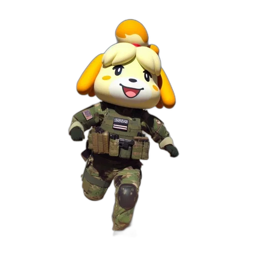 weapon, robot, staff, animal transparent PNG cut-out