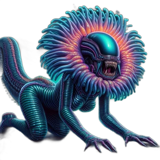 creature, dragon, animal, hair transparent PNG cut-out