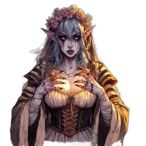 dress, creature, dragon, jewelry transparent PNG cut-out