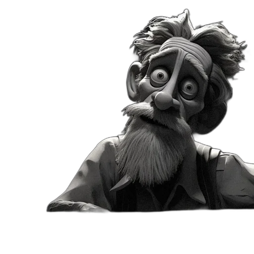 mask, face, creature, staff transparent PNG cut-out