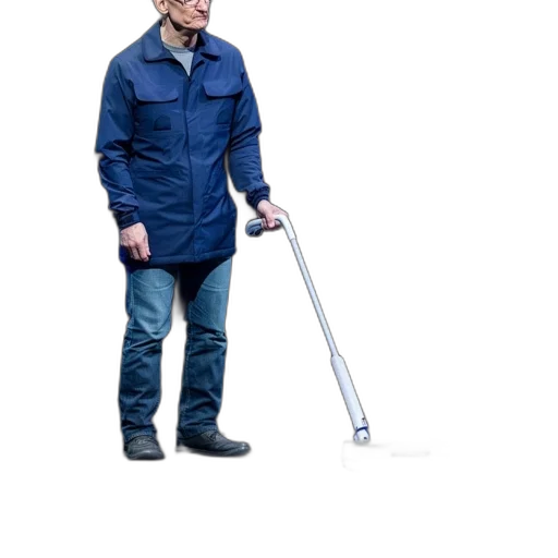 staff, jacket, umbrella, weapon transparent PNG cut-out