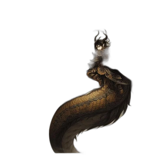 dragon, hair, crown, jewelry transparent PNG cut-out