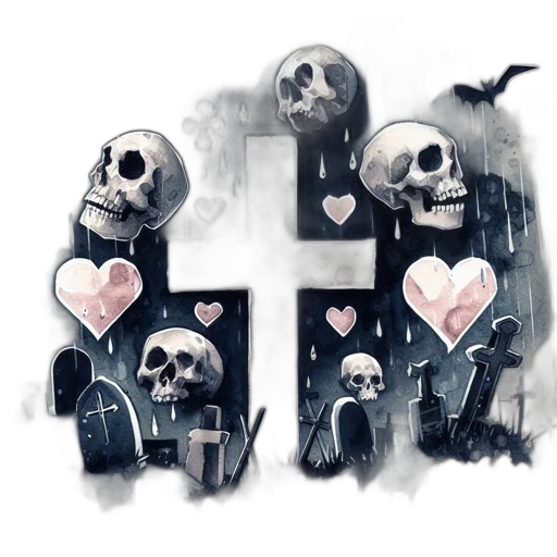 concept art, pixel art, watercolor, fantasy art transparent PNG cut-out