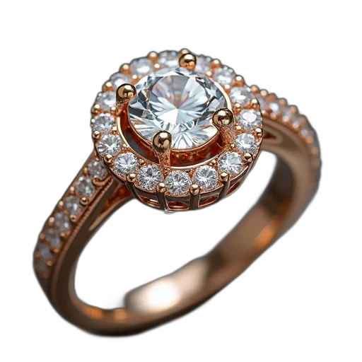 jewelry, crown, 3d render, ring transparent PNG cut-out