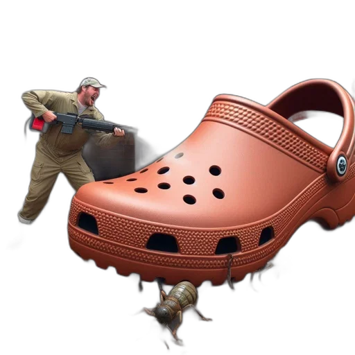 shoes, creature, weapon, hat transparent PNG cut-out