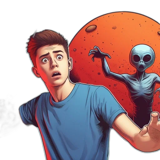 creature, comic book art, concept art, cartoon transparent PNG cut-out