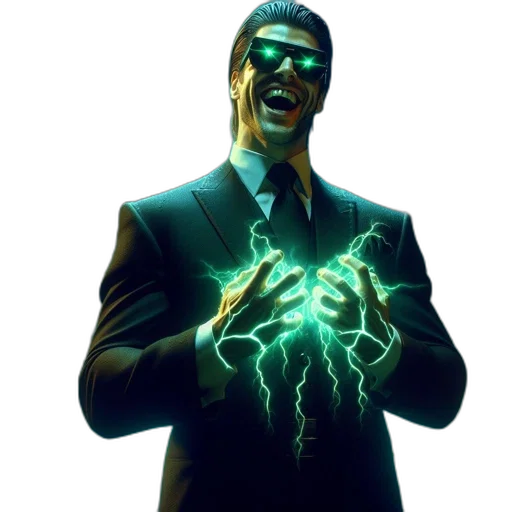 jacket, staff, comic book art, concept art transparent PNG cut-out