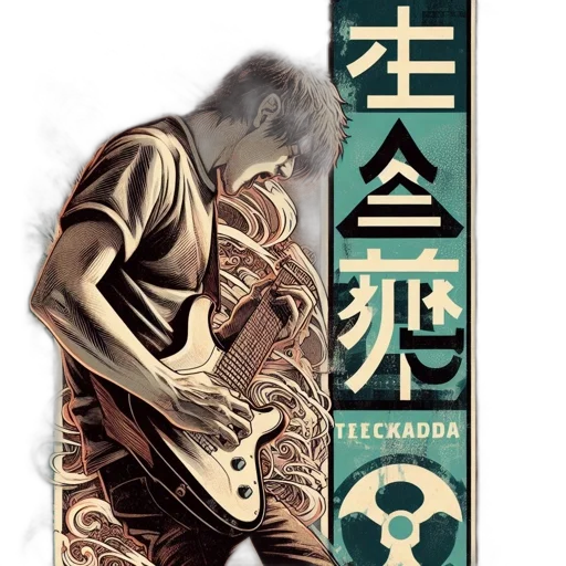 comic book art, concept art, cyberpunk, fantasy art transparent PNG cut-out