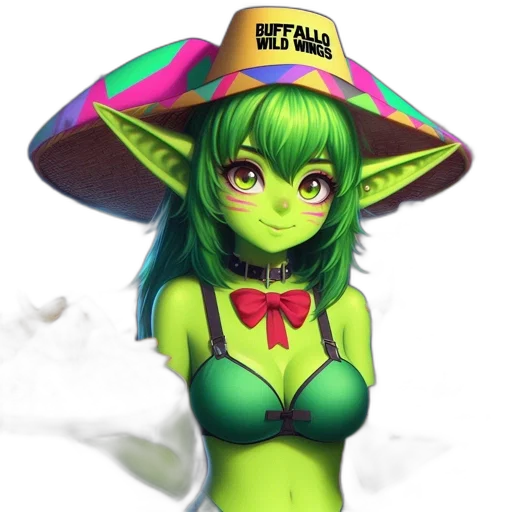 hat, staff, mask, dress transparent PNG cut-out