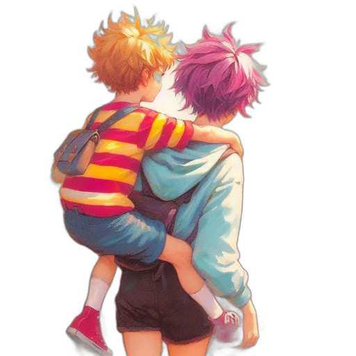 jacket, watercolor, concept art, anime transparent PNG cut-out