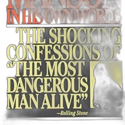 cover, book, titled, manson transparent PNG cut-out