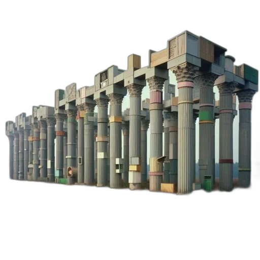 building, furniture, weapon, robot transparent PNG cut-out
