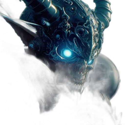 dragon, mask, robot, sword transparent PNG cut-out