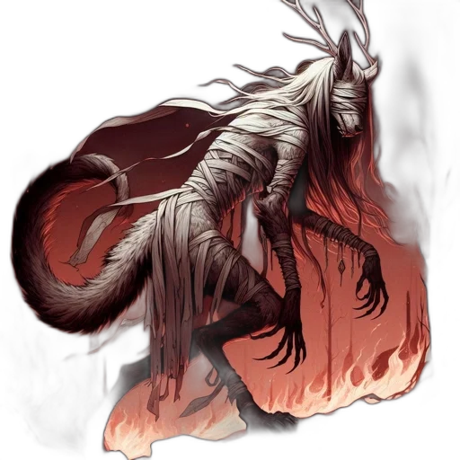 dragon, creature, animal, staff transparent PNG cut-out
