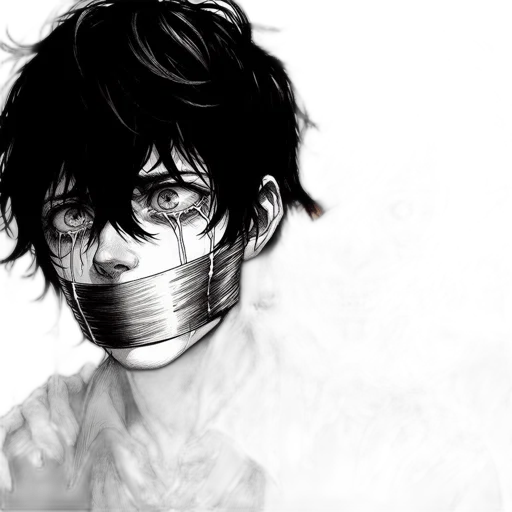 mask, face, weapon, comic book art transparent PNG cut-out