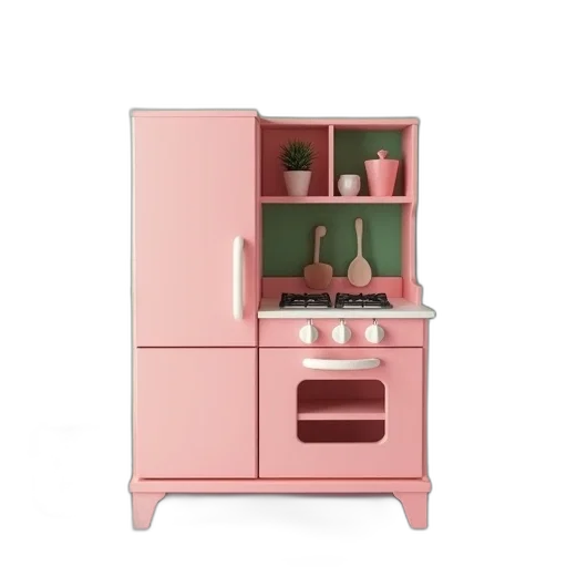 furniture, 3d render, pastel, pink transparent PNG cut-out