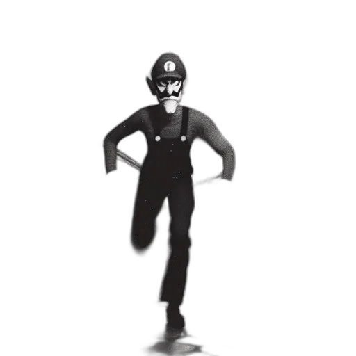 robot, mask, staff, creature transparent PNG cut-out