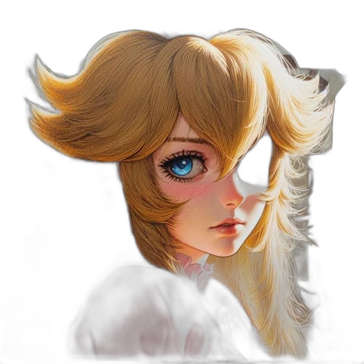 hair, face, mask, crown transparent PNG cut-out