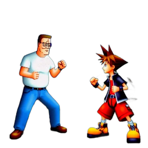 concept art, 3d render, pixel art, cartoon transparent PNG cut-out