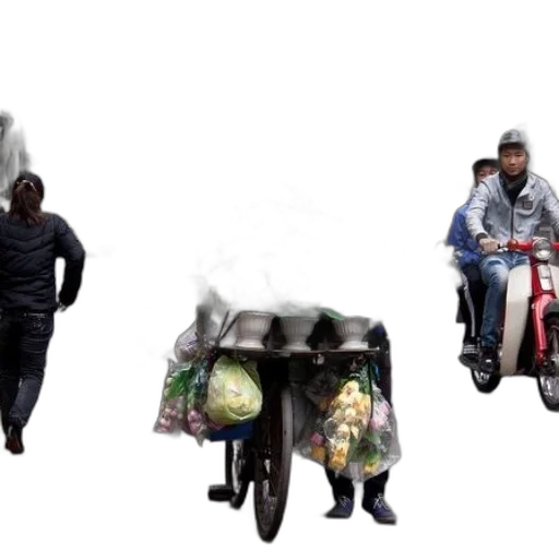 jacket, umbrella, concept art, 3d render transparent PNG cut-out