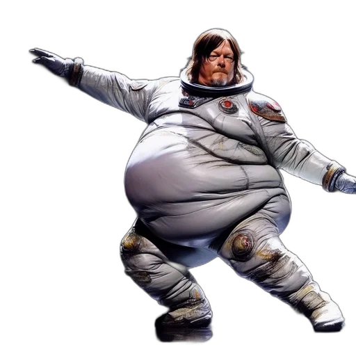 jacket, creature, robot, concept art transparent PNG cut-out
