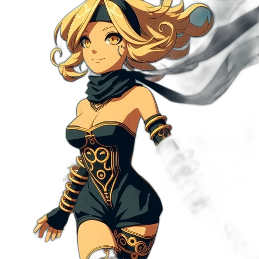 dress, staff, fantasy art, concept art transparent PNG cut-out