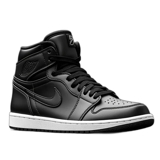 shoes, photorealistic, 3d render, air transparent PNG cut-out