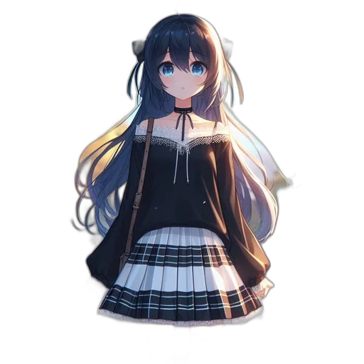 dress, creature, staff, mask transparent PNG cut-out