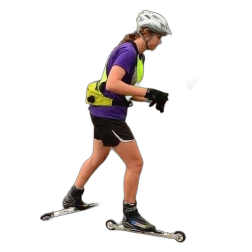 shoes, 3d render, person, purple transparent PNG cut-out
