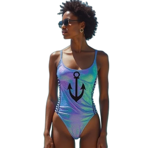 dress, vaporwave, one, piece transparent PNG cut-out