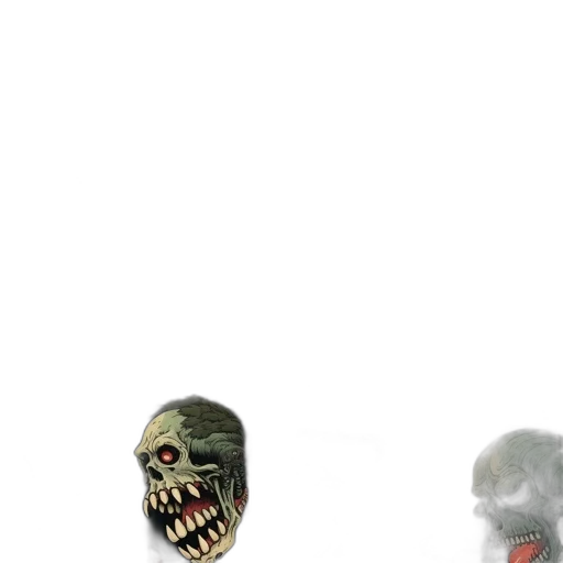 mask, creature, face, weapon transparent PNG cut-out
