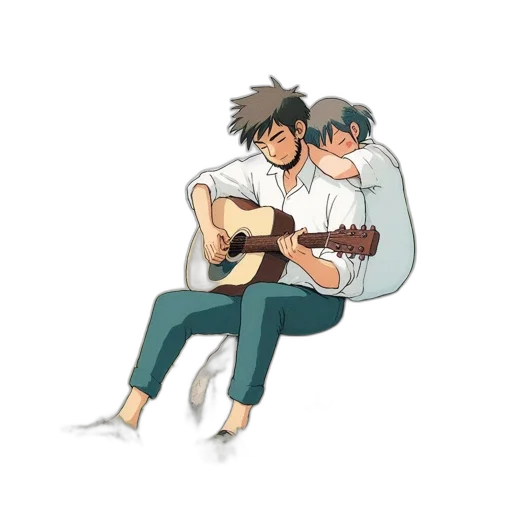 concept art, pixel art, anime, cartoon transparent PNG cut-out